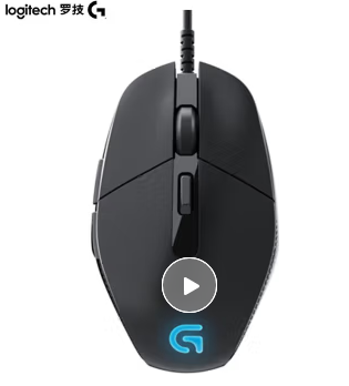 罗技（G） G302 电竞游戏鼠标 逻辑绝地求生鼠标 吃鸡鼠标 MOBA游戏鼠标